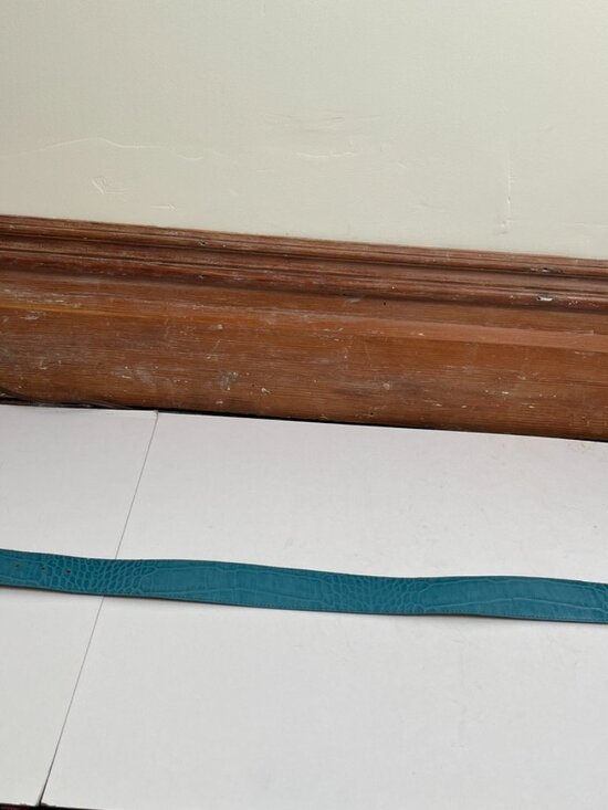 Vintage Circa Genuine Turquoise Alligator Belt main image 8